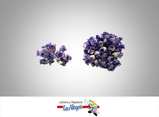 [FLOR01081] ROSA ARTIFICIAL 20MM VIOLETA 12 UND MARCA S/M   