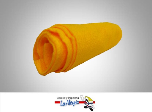 [FMM004] FIELTRO 1/2M AMARILLO UND MARCA S/M   