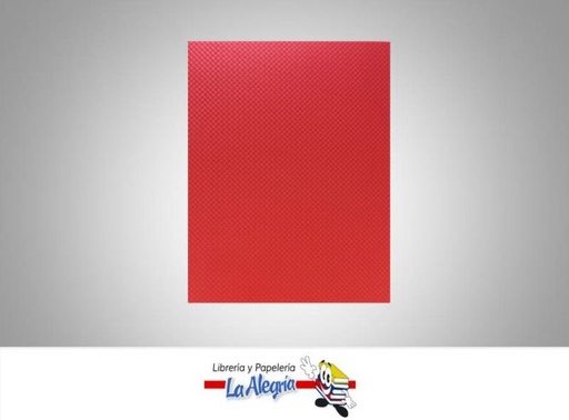 [FPT050] FOAMI TEX TEJIDO CARTA ROJO UND MARCA S/M   
