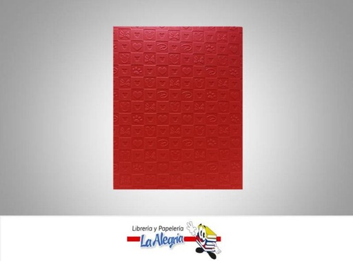 [FTI050] FOAMI TEX INFANTIL CARTA ROJO UND MARCA S/M   