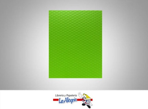 [FTO086] FOAMI TEX ONDA CARTA VERDE MANZANA UND MARCA S/M   