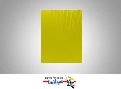 [FUCC001] FOAMI CORRUGADO CARTA AMARILLO UND MARCA S/M   