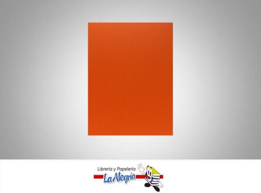 [FUCC006] FOAMI CORRUGADO CARTA NARANJA UND MARCA S/M   
