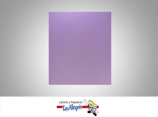 [FUDC020] FOAMI UNICOLOR DOBLE CARTA MORADO CLARO UND MARCA S/M