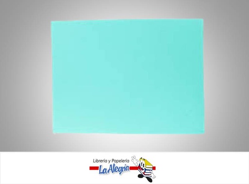 [FUDC061] FOAMI UNICOLOR DOBLE CARTA AZUL AGUAMARINA UND MARCA S/M
