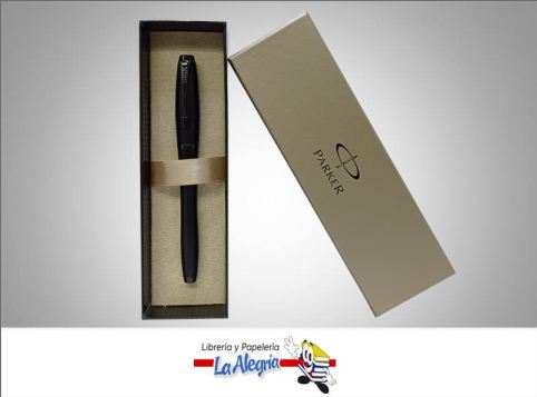 [G88411] BOLIGRAFO EJECUTIVO CON TAPA MODELO URBAN PREMIUM METAL NEGRO MARCA PARKER