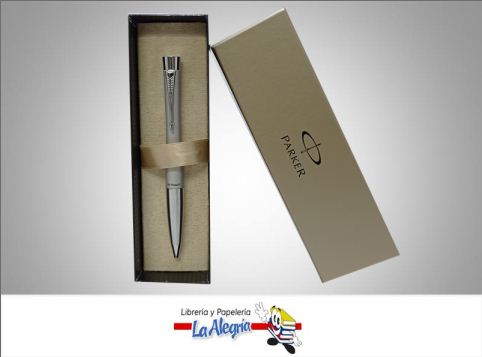[G88456] BOLIGRAFO EJECUTIVO RETRACTIL MODELO URBAN PLATEADO MARCA PARKER
