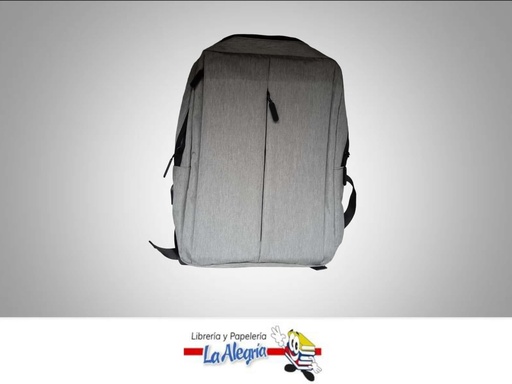 [GA302W] MORRAL PORTA LAPTOP GA302W CON USB GRIS MARCA OFIMUNDO