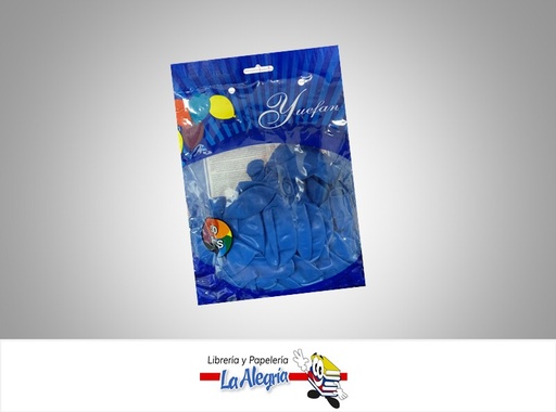 [GER10013] GLOBO R10 ESTANDAR AZUL REY 50 UND MARCA YUEFAN   