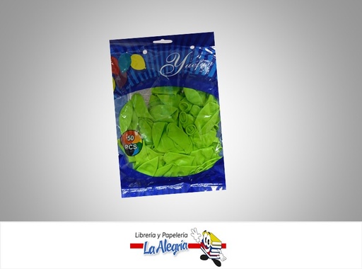 [GER10073] GLOBO R10 ESTANDAR VERDE MANZANA 50 UND MARCA YUEFAN   