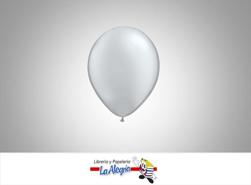 [GLOBO18050] GLOBO R18 METALIZADO PLATA UND MARCA SM   