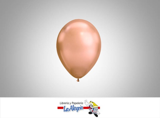 [GLOBO18150] GLOBO R18 METALIZADO ORO ROSA UND MARCA SM   