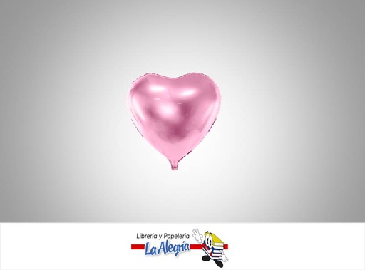 [GLOBOF18161] GLOBO FOIL 18'' CORAZONROSADO METAL UN    