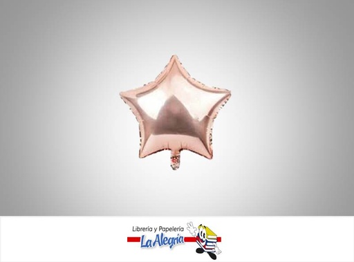 [GLOBOFE18140] GLOBO FOIL 18'' ESTRELLA RODE GOLD UND    