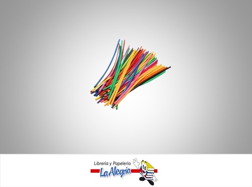 [GMF120000] GLOBO MIL FIGURA METAL MULTICOLOR 100UND    