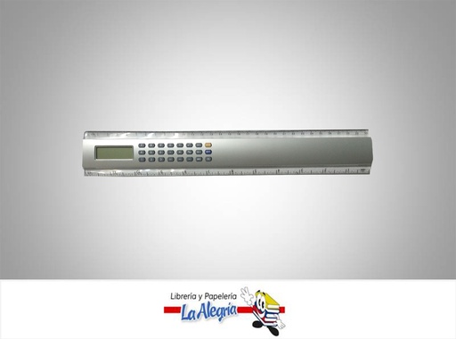 [H1349] REGLA 30 CM CON CALCULADORA MARCA S/M   