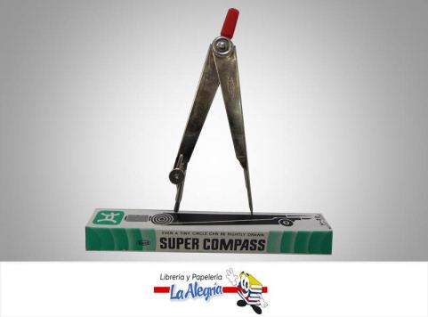 [H20] COMPAS ESCOLAR H-20 MARCA SUPER COMPAS   