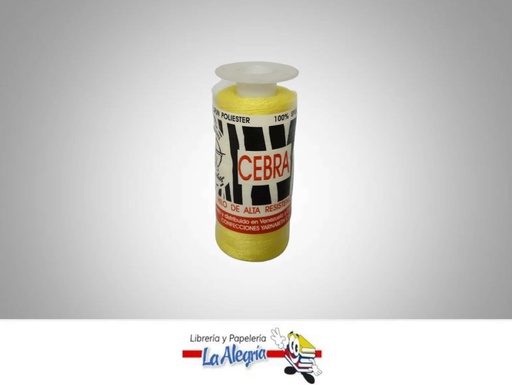 [HILO1003] HILO PARA COSER 400 YAD AMARILLO UND MARCA CEBRA   
