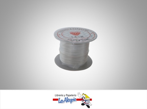 [HILOELXM016] HILO NYLON ELASTICO BLANCO X METRO MARCA S/M