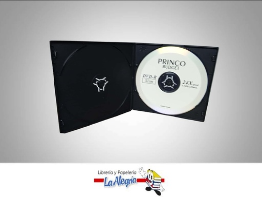 [HPDVD+R8] DVD VIRGEN CON ESTUCHE 4.7GB 24X UND MARCA PRINCO   