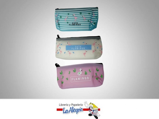 [IJGZ95200] CARTUCHERA DE TELA LIFE STYLE 9X18CM COL MARCA S/M   