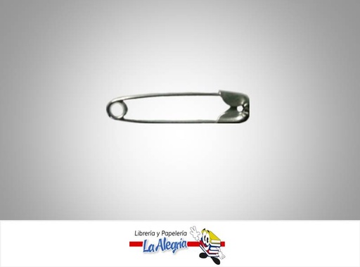 [IMP004050] GANCHO IMPERDIBLE 37MM PLATEADO 12UND MARCA S/M   