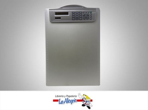 [J1556] TABLA DE CHEQUEO ACRILICA CARTA C/ CALCU MARCA S/M   