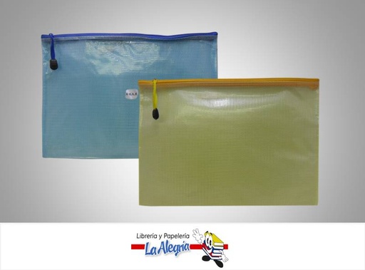 [JH226] SOBRE PLAST DE MALLA C/CIERRE OFICIO MARCA S/M   