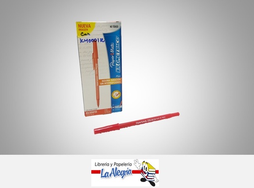 [KM0001R] BOLIGRAFO KILOMETRICO C/TAPA ROJO UND MARCA PAPER MATE   