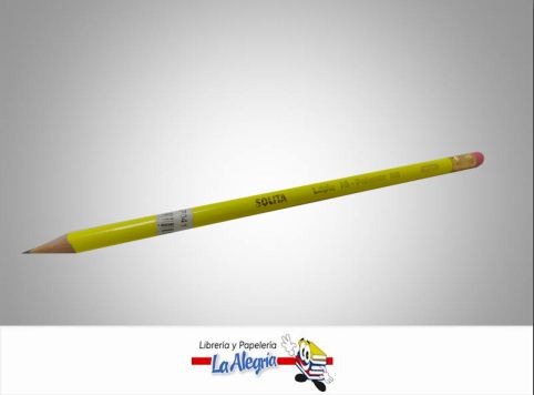 [LAP041] LAPIZ GRAFITO REDONDO N2 HB UND MARCA SOLITA   