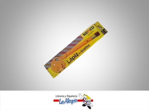[LAP103] LAPIZ GRAFITO HEXAGONAL N2 HB UND MARCA KENCO   