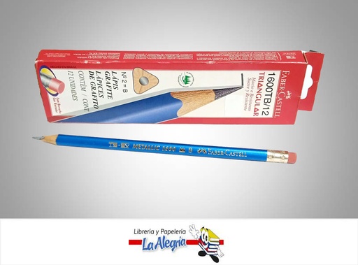 [LAP1600] LAPIZ GRAFITO TRIANGULARB N-2 UND MARCA E.FABER VENEZUELA   