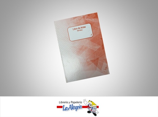 [LIAC100] LIBRO DE ACTAS 100 FOLIOS MARCA S/M   