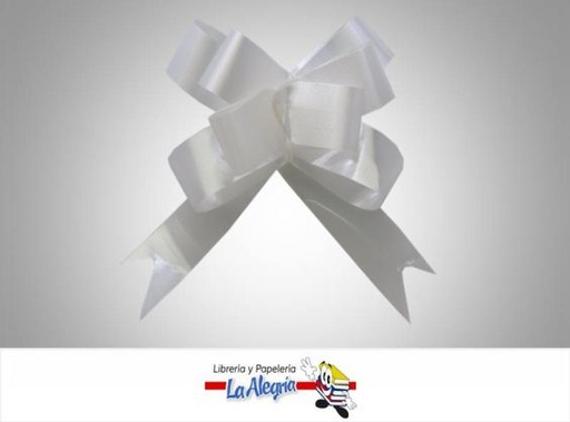 [LMG00016] LAZO MAGICO 15X300MM BLANCO UND MARCA PULL FLOWER RIBBON   
