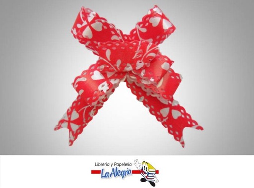 [LMG0010051] LAZO MAGICO 12X250MM ROJO/FLOR UND MARCA S/M   