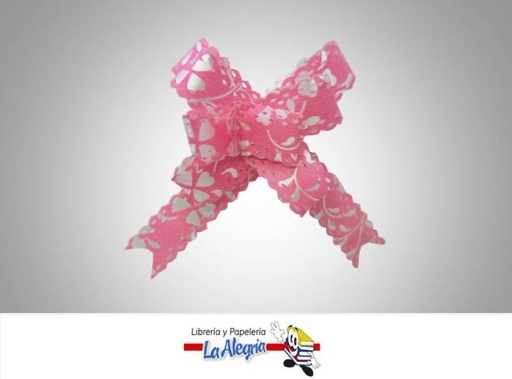 [LMG0010061] LAZO MAGICO 12X250MM ROSADO/FLOR UND MARCA S/M   