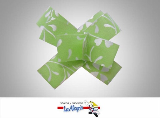 [LMG00114079] LAZO MAGICO 12X250MM VERD PISTA/FLOR UND MARCA S/M   