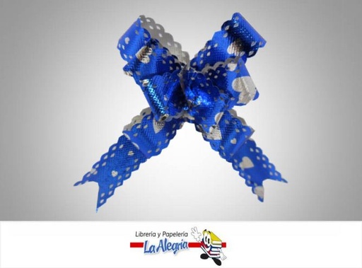 [LMG00115013] LAZO MAGICO 12X250MM AZUL REY/CORAZO UND MARCA S/M   