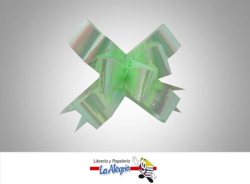 [LMG001167] LAZO MAGICO 12X250MM VERDE TORNASOL UND MARCA S/M   