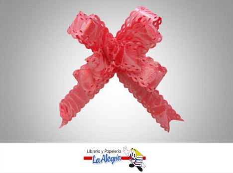[LMG0012051] LAZO MAGICO 12X250MM ROJO/ROSA UND MARCA S/M   