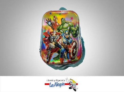 [LON001] LONCHERA 3D PEQUENA AVENGERS MARCA LULUFA   