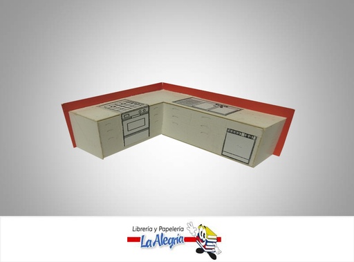 [M24] COCINA C/LAVAVAJILLA P/MAQ ESC 1:50 UND MARCA S/M   