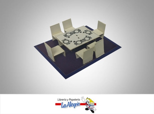 [M32] COMEDOR P/MAQUETA 6 PUESTO ESC 1:50 UND MARCA S/M   