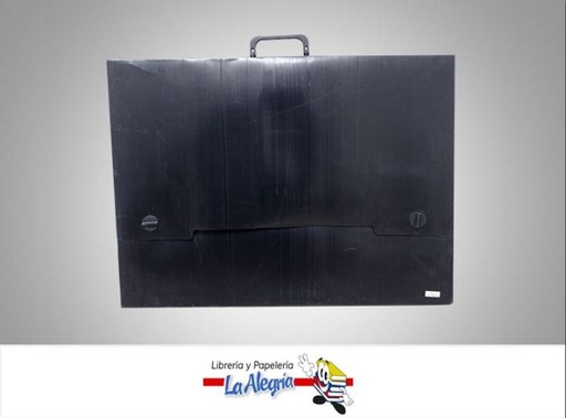 [MA007] MALETIN PLASTICO DE DIBUJO 52X70CM NEGRO MARCA S/M