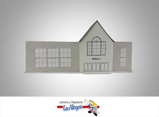 [MALL01] CENTRO COMERCIAL P/MAQUETA ESC 1:125 UND MARCA S/M   