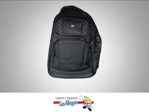 [MO1109] MO1109	MORRAL PORTA LAPTOP 11-09 CON USB NEGRO MARCA TAILAISI