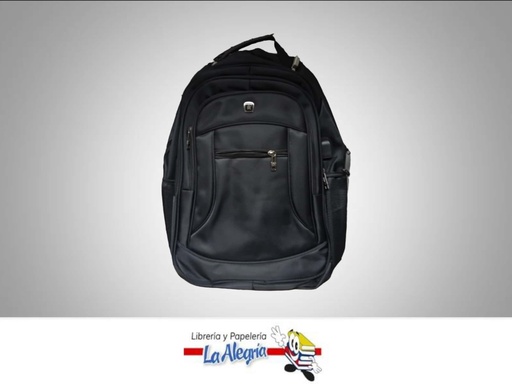 [MO1120] MORRAL PORTA LAPTOP 11-20 CON USB NEGRO MARCA TAILAISI