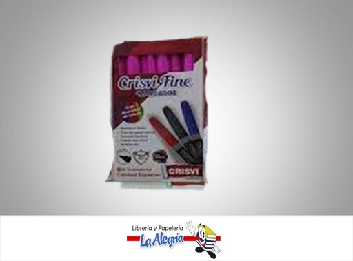 [MPF025] MARCADOR PUNTA FINA FUCSIA UND MARCA CRISVI   