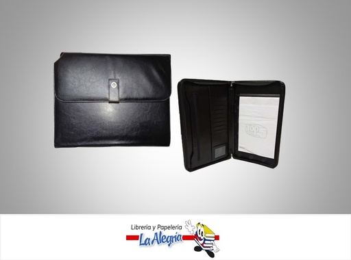 [MQ106-1] CARPETA EJECUTIVA OFICIO NEGRO UND MARCA TOP FIVE