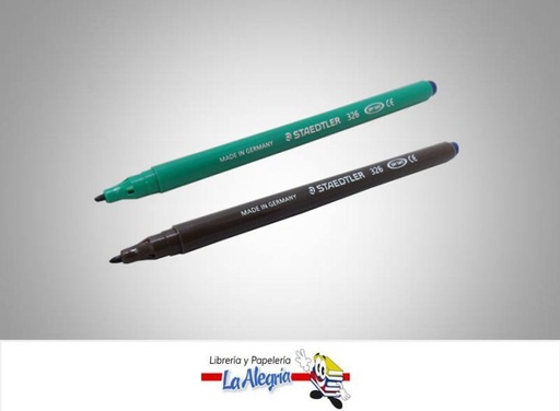 [MS003] MARCADOR PERMANENTE PTA/FINA VRD/MR UND MARCA STAEDTLER   